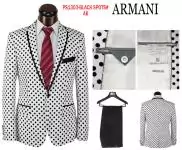 armani costume emporio hommes mode wetsonj pas cher 000 blanc noir